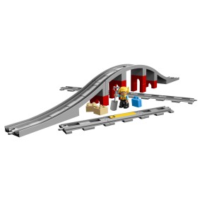 LEGO DUPLO Town - Tory kolejowe i wiadukt 10872