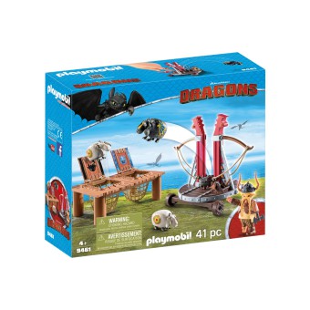 Playmobil - Pyskacz Gbur z katapultą do owiec 9461