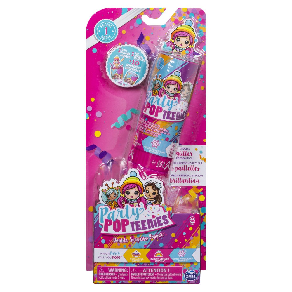 Spin Master Party Pop Teenies - Podwójna wystrzałowa niespodzianka seria 1 6044093