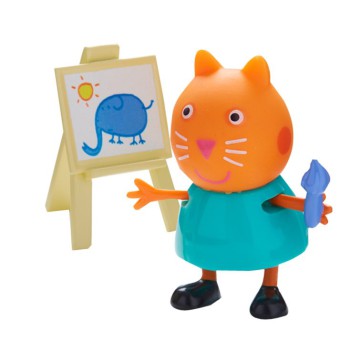TM Toys Świnka Peppa - Figurka Kot Candy z tablicą 05680 J