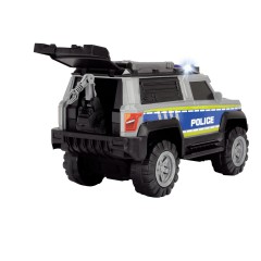 Dickie Action Series - Policja SUV Radiowóz srebrny 30 cm Światło Dźwięk 3306003