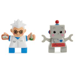 Little Tikes - Klocki Waffle - Figurki 2-Pak Naukowiec i Robot 644047