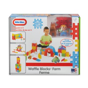 Little Tikes - Klocki Waffle - Zestaw Farma 4w1 641527