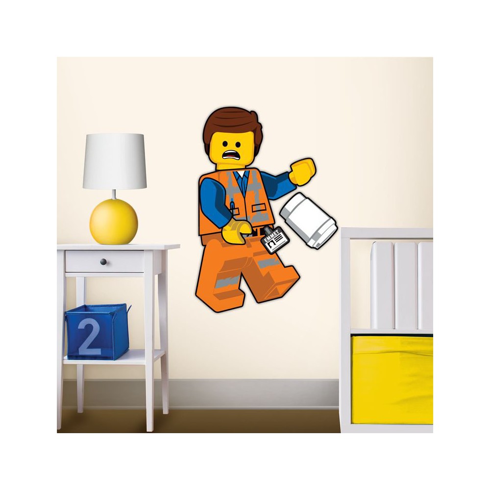 LEGO Movie 2 - Staticker Emmet Ruchoma układanka na ścianę lub szybę 52370