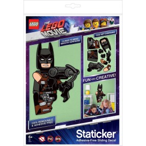 LEGO Movie 2 - Staticker Batman Ruchoma układanka na ścianę lub szybę 52372