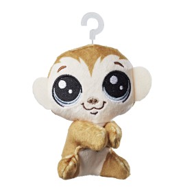 Littlest Pet Shop - Pluszowe przypinki Clicks Monkeyford E0346