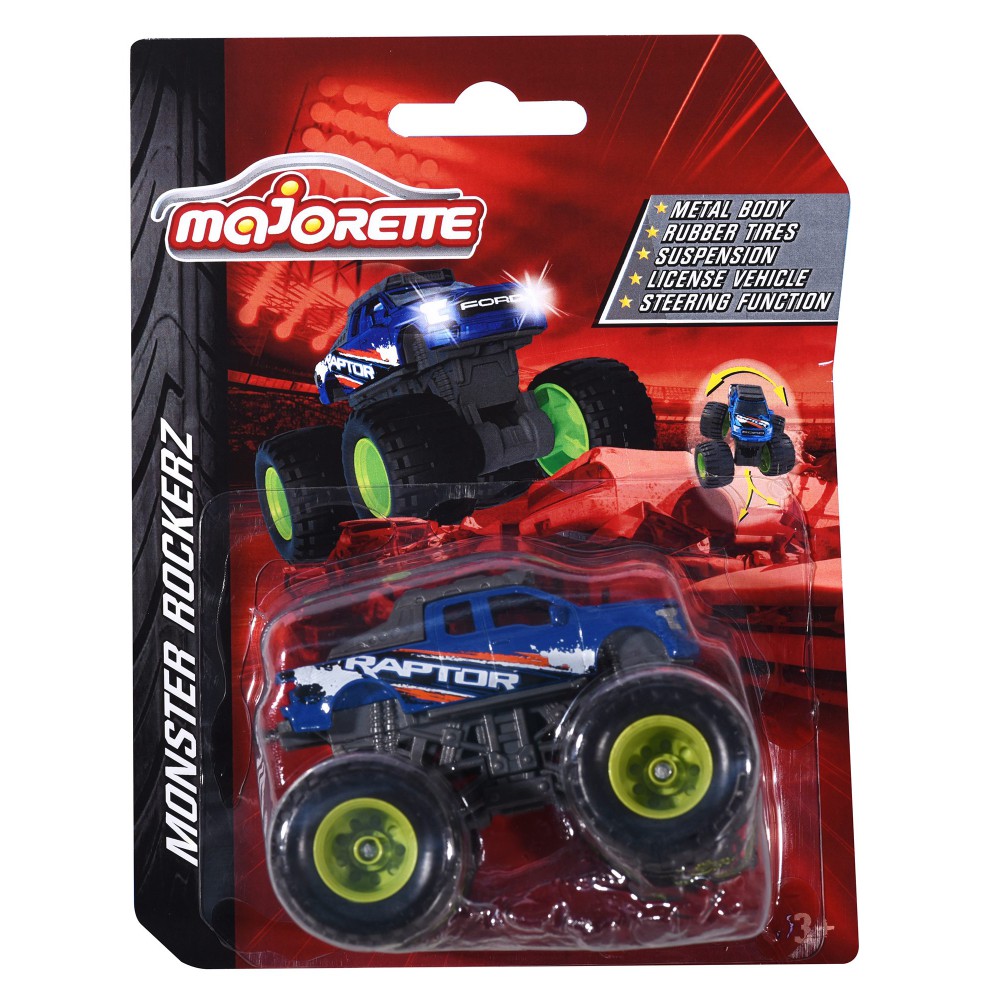 Majorette - Samochodzik Monster Rockerz 4 x 4 Ford F150 Raptor 2057255 05