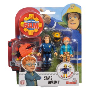 Simba - Strażak Sam 2 Figurki z akcesoriami Sam i Norman 9251043 A