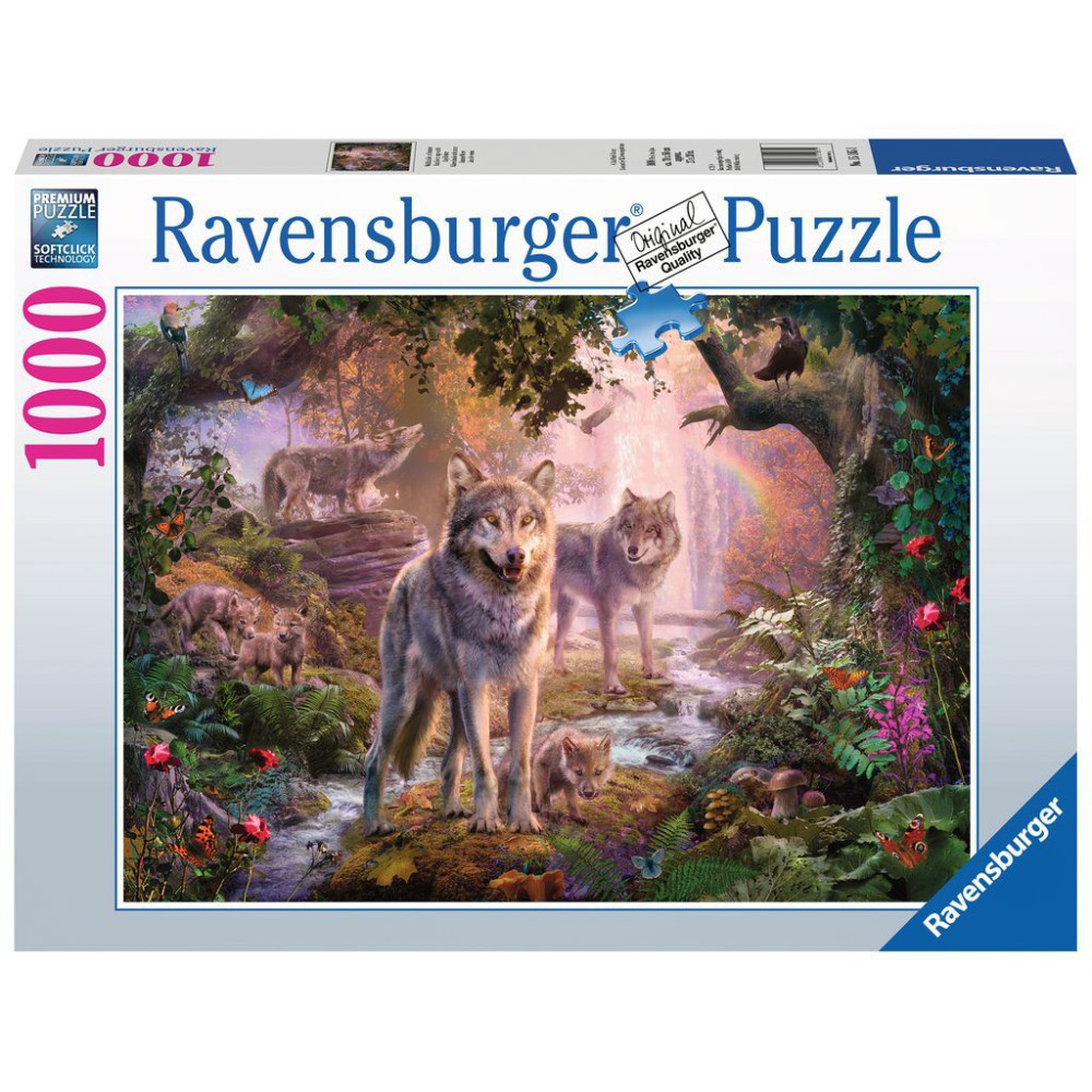 Ravensburger - Puzzle Wilki w lecie 1000 elem. 151851