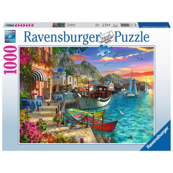 Ravensburger - Puzzle Greckie Nadbrzeże 1000 elem. 152711