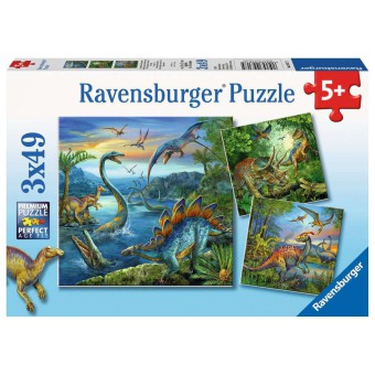 Ravensburger - Fascynacja dinozaurami 3x49 ele. 093175