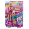 Barbie Dreamhouse Adventures - Zestaw Lalka Pływaczka z pieskiem GHK23