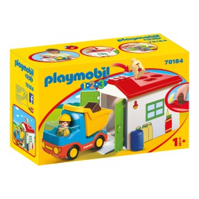 Playmobil - Ciężarówka z garażem z funkcją sortera 70184