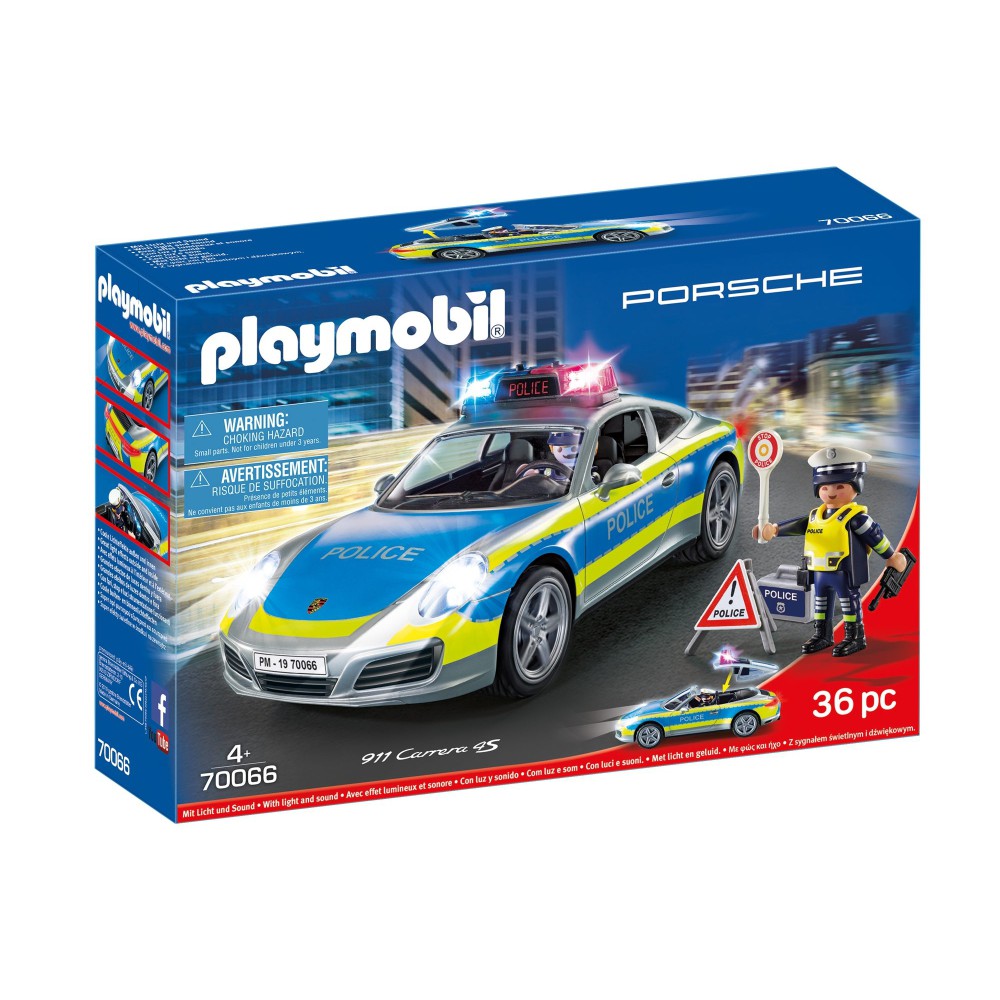 Playmobil - Porsche 911 Carrera 4S Policja 70066