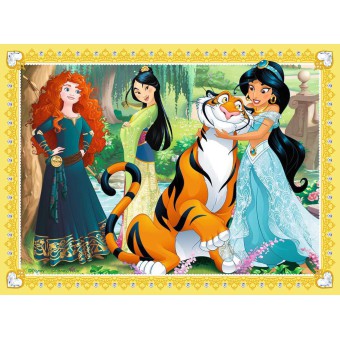 Ravensburger - Puzzle Księżniczki Disneya 4w1 12/16/20/24 elem. 073979