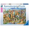 Ravensburger - Puzzle Światowe zabytki 1000 elem. 198900