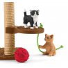 Schleich - Czas na zabawę uroczych kotków Drapak dla kota 42501