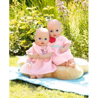 Baby Annabell - Ubranko sukienka z kwiatkiem dla lalki 43 cm 703083 A