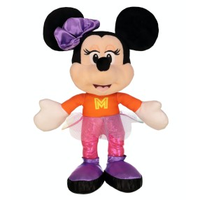 Disney - Maskotka Myszka Minnie w pomarańczowo-różowym stroju 25 cm 180307