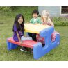 Little Tikes - Duży stół piknikowy niebieski 4668
