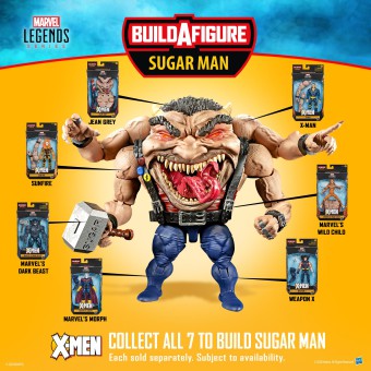 Hasbro X-Men Build a Figure - Figurka 15 cm Marvel's Wild Child Legends Series E9173