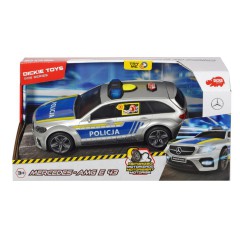 Dickie SOS - Samochód policyjny Mercedes-AMG E43 1:16 30 cm Światło Dźwięk 3716018