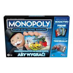 Hasbro - Gra Monopoly Super Electronic Banking Wersja Polska E8978