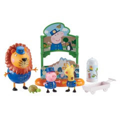 TM Toys Świnka Peppa - Zestaw Dzień w Zoo 3 Figurki + Akcesoria 07173