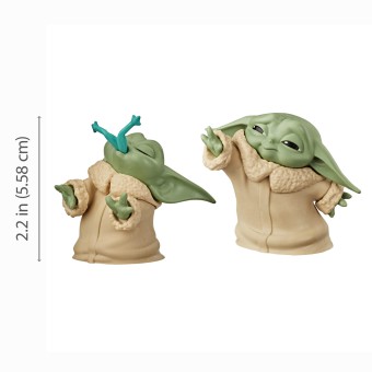 Hasbro Star Wars Mandalorian - Figurka 5.5 cm Baby Yoda Froggy Snack i Force Moment F1254