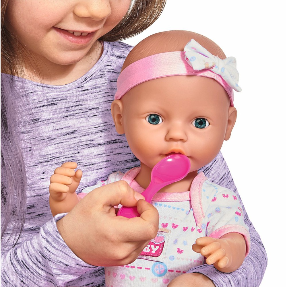 Simba New Born Baby - Lalka funkcyjna Dziewczynka z akcesoriami 43 cm 5039005