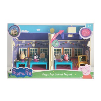 TM Toys Świnka Peppa - Duży Rozkładany Zestaw Szkoła + 3 figurki 92608
