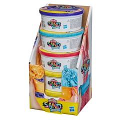 Play-Doh Sand - Piasek Brokatowy Tuba pojedyncza 170g Cyjan F0108