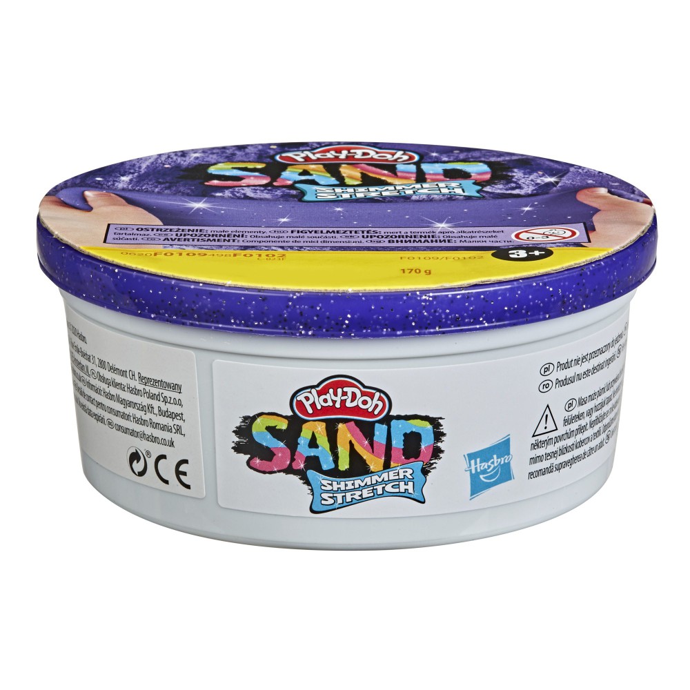 Play-Doh Sand - Piasek Brokatowy Tuba pojedyncza 170g Fioletowy F0109