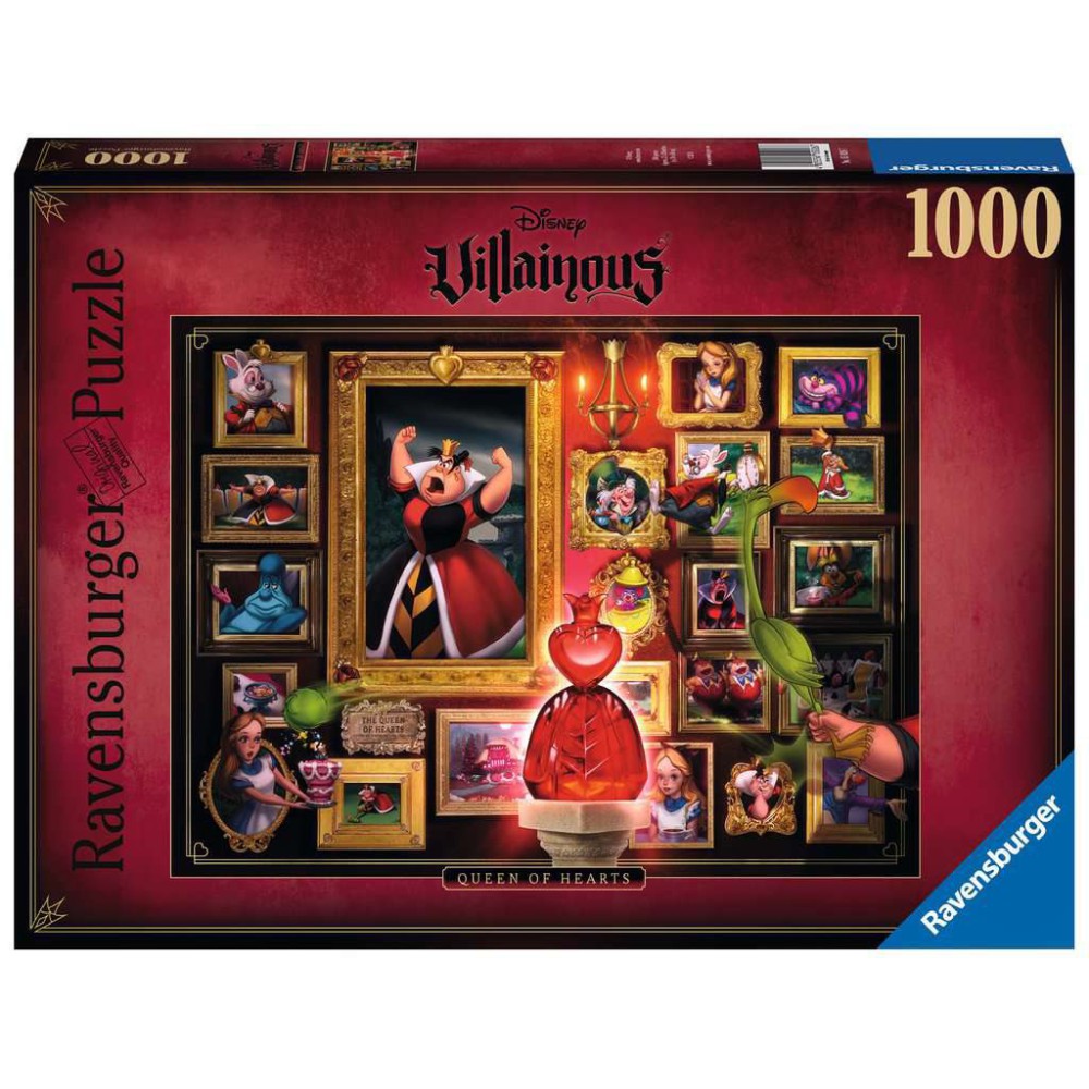 Ravensburger - Puzzle Disney Villainous Królowa Kier 1000 elem. 150267