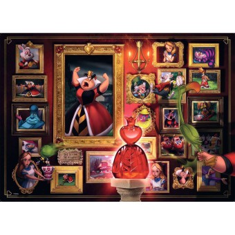 Ravensburger - Puzzle Disney Villainous Królowa Kier 1000 elem. 150267