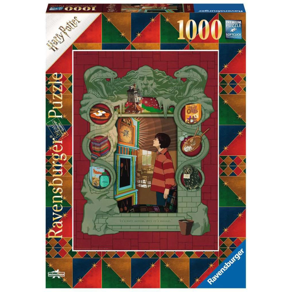 Ravensburger - Puzzle Harry Potter w rodzinie Weasleyów 1000 elem. 165162