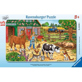 Ravensburger - Puzzle Życie na farmie 15 elem. 060351