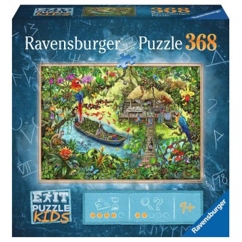 Ravensburger - Puzzle Exit Kids Wyprawa do dżungli  368 elem. 129249