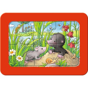 Ravensburger - Moje pierwsze puzzle Małe zwierzęta domowe 3 x 6 elem. 051380