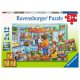 Ravensburger - Puzzle W supermarkecie 2 x 12 elem. 050765