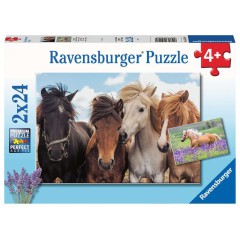 Ravensburger - Puzzle Konie 2x24 elem. 051489