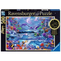 Ravensburger - Puzzle Świecące w ciemności Magiczny świat 500 elem. 150472