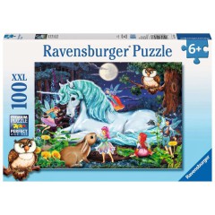 Ravensburger - Puzzle XXL W magicznym lesie 100 elem. 107933