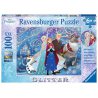 Ravensburger - Puzzle XXL Kraina Lodu Błyszczący śnieg 100 elem. 136100