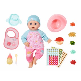 Baby Annabell - Lalka funkcyjna Dziewczynka 43 cm Czas na obiad 702987