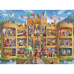 Ravensburger - Puzzle XXL Widok na zamek rycerski 150 elem. 129195