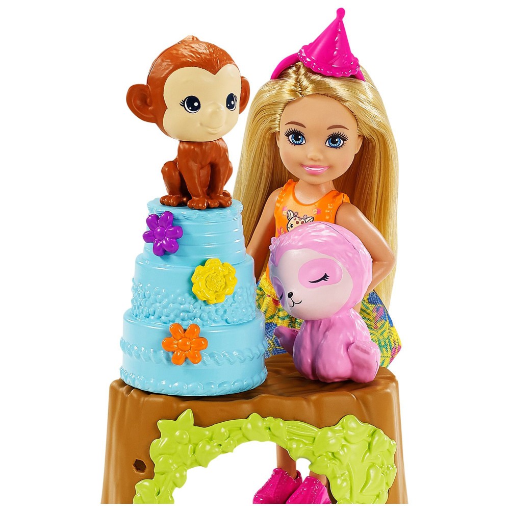 Barbie Chelsea The Lost Birthday - Zestaw Urodziny z niespodzianką Lalka Chelsea + Akcesoria GTM84