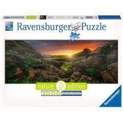 Ravensburger - Puzzle Panoramiczne Słońce nad Islandią 1000 elem. 150946