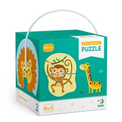 Dodo - Moje Pierwsze Puzzle 6w1 Zwierzęta 2-3-4 el. 300153