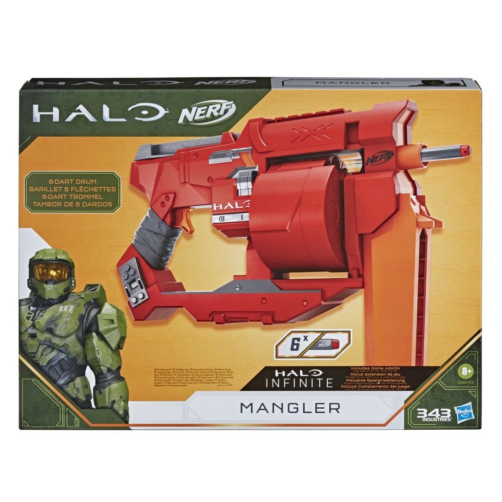 Hasbro Nerf - Wyrzutnia Halo Mangler + 6 strzałek E9273